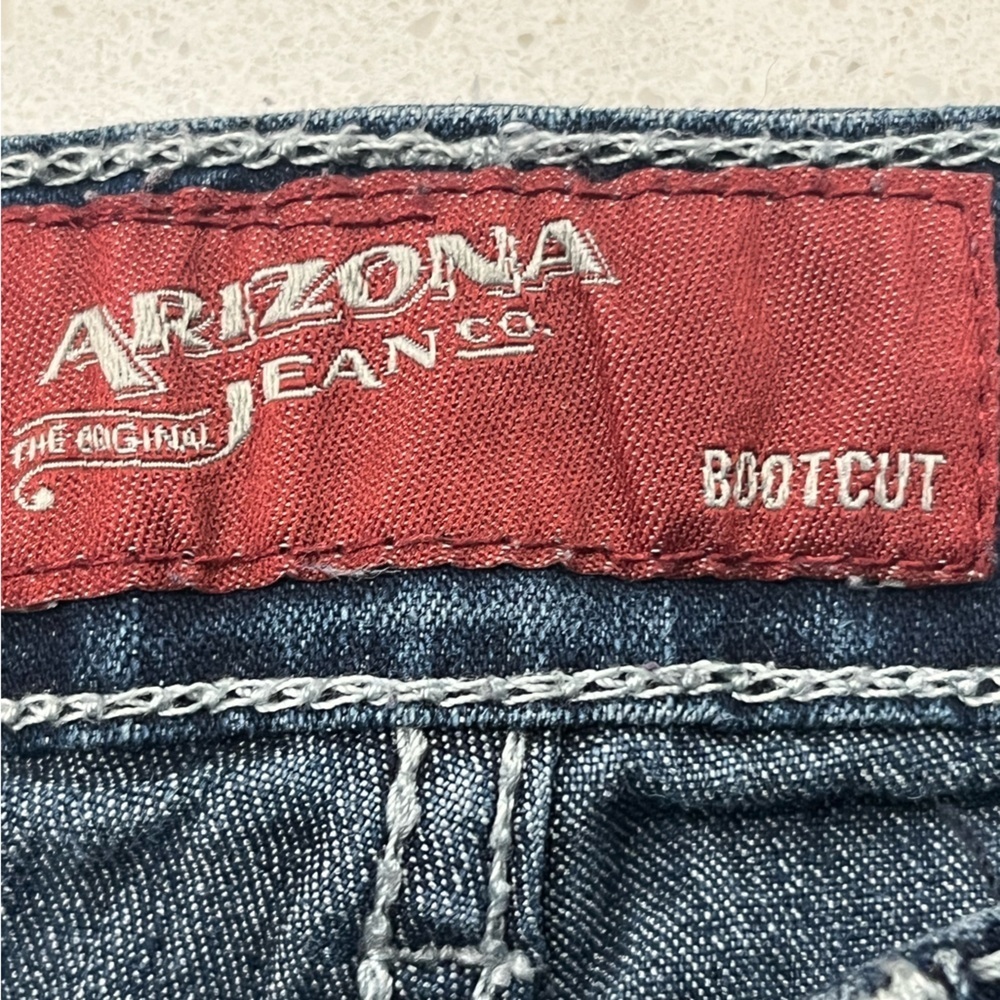 Arizona Boot Cut Jeans Angel Wings Youth 16 - Picture 4 of 5